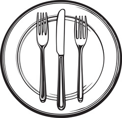 fork and knife