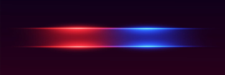 Glowing red and blue lines of light and sparks.