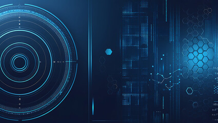 Obraz premium Abstract Tech Background – Futuristic Digital Design for Technology Themes