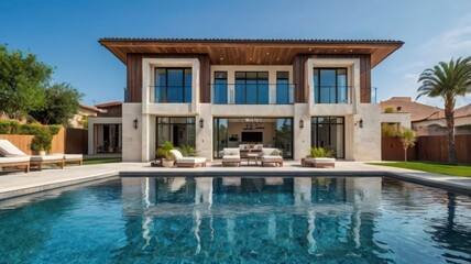 swimming pool in hotel resort
