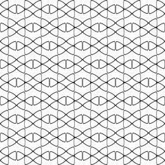 Tile triangular petals waves design seamless pattern