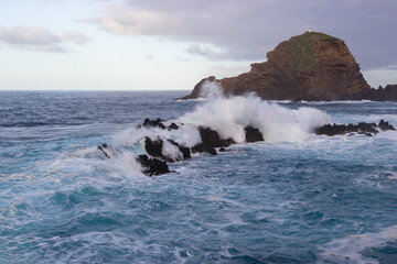 Waves of Porto Moniz, Madeira, Portugal