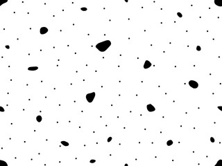 Black gravels and sands seamless background