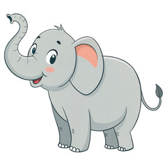 Fototapeta premium Elephant clipart png african elephant clipart png big mammal clipart png wildlife animal clipart png safari animal clipart png transparent background image