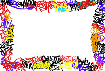 transparent background graffiti isolated hand drawn style