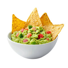 nachos and guacamole