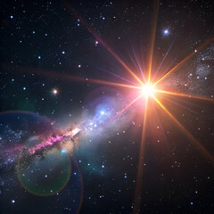 space background with stars