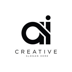 ai logo icon design template