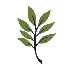 Green Leaf Vector Design Element
