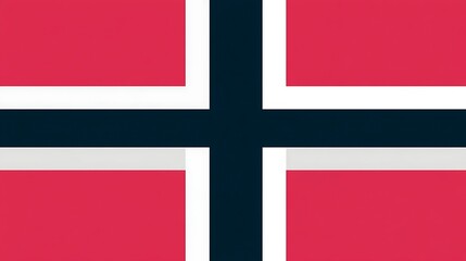 Fototapeta premium National Flag, Nordic Cross