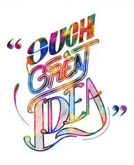 Such a great idea Illustration of creative idea