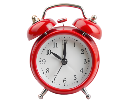 Alarm Clock in Red Color