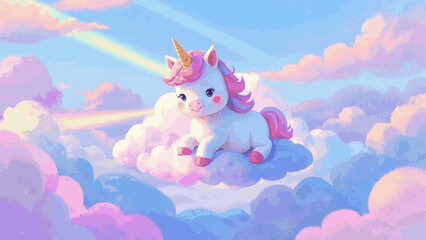 Mystic mane unicorn isolated watercolor vector illustration svg  