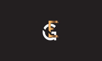 Fototapeta premium GE, EG , G , E, Abstract Letters Logo Monogram 