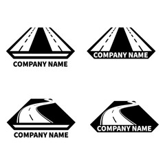 Logo Company name Roads construction company