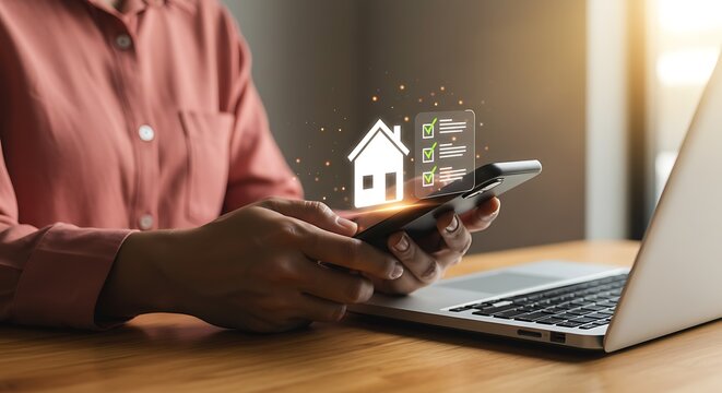 Modern home management application simplifies property tasks on a digital device