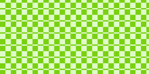 Fototapeta premium Green Checkerboard Seamless Pattern
