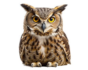 Owl Sitting Front Facing