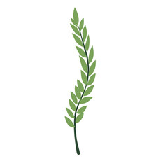Green Leaf Vector Design Element