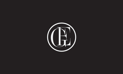 GE, EG , G , E, Abstract Letters Logo Monogram	