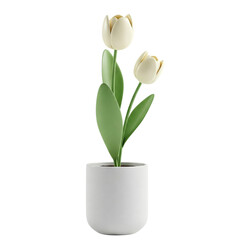 A lush peace lily plant (Spathiphyllum) in a modern ceramic pot, featuring dark green glossy leaves and elegant white blooms