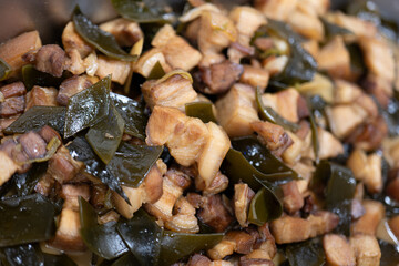 Braised Pork Belly with Kelp in Rich Sauce Home Cooked Dish