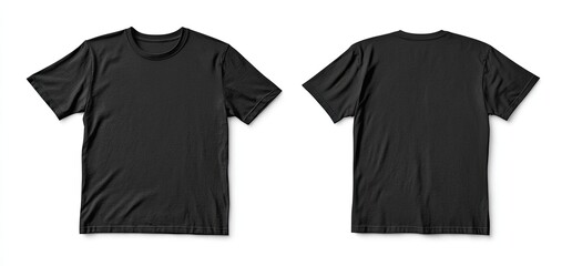 Blank Black T-Shirt Mockup