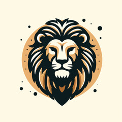lion head vector illustration