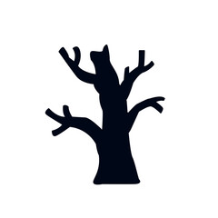 A bare tree trunk with branches lacking in leaves leafless emoji vector symbol sign icon illustration