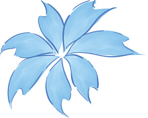 blue flower 