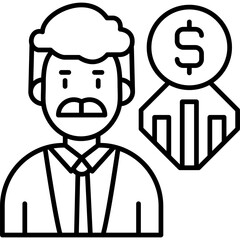 Business Impact Icon Vector Element