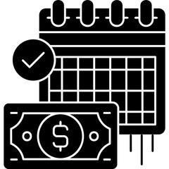 Obraz premium Salary Icon Vector Element
