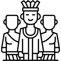 Prehistoric Man Icon Vector Element