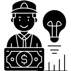 Money Idea Icon Vector Element