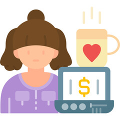 Freelance Icon Vector Element