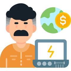 Gamer Icon Vector Element