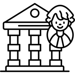 Bank Account Icon Vector Element