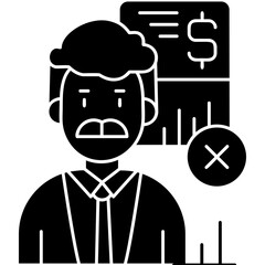 Billing Cancellation Icon Vector Element