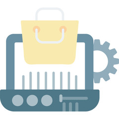 Online Purchase Icon Vector Element