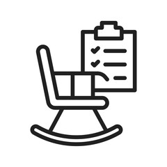 Retirement Planning icon vector image. Suitable for mobile apps, web apps and print media.