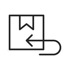 Return icon vector image. Suitable for mobile apps, web apps and print media.