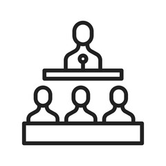 Senate icon vector image. Suitable for mobile apps, web apps and print media.