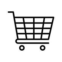 Shopping Cart icon vector image. Suitable for mobile apps, web apps and print media.