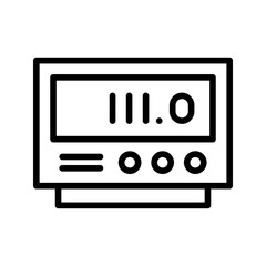 Taxi Meter icon vector image. Suitable for mobile apps, web apps and print media.