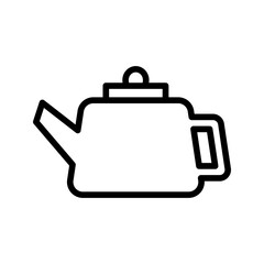 Teapot icon vector image. Suitable for mobile apps, web apps and print media.
