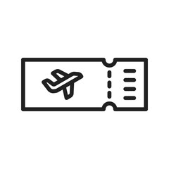 Ticket icon vector image. Suitable for mobile apps, web apps and print media.
