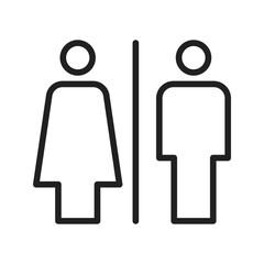 Toilet icon vector image. Suitable for mobile apps, web apps and print media.