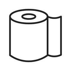 Toilet Paper icon vector image. Suitable for mobile apps, web apps and print media.