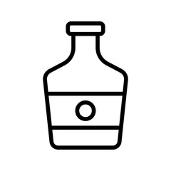 Whiskey icon vector image. Suitable for mobile apps, web apps and print media.