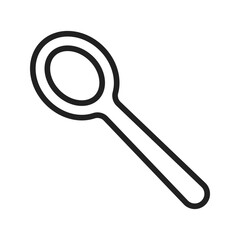 Wooden Spoon icon vector image. Suitable for mobile apps, web apps and print media.